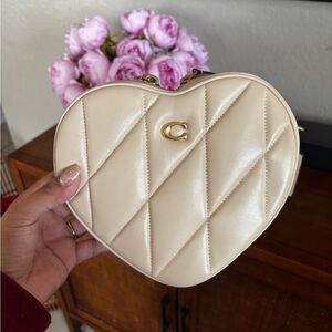 Coach Quilted Heart Crossbody